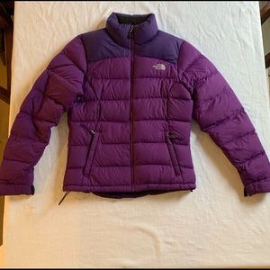 North Face purple coat